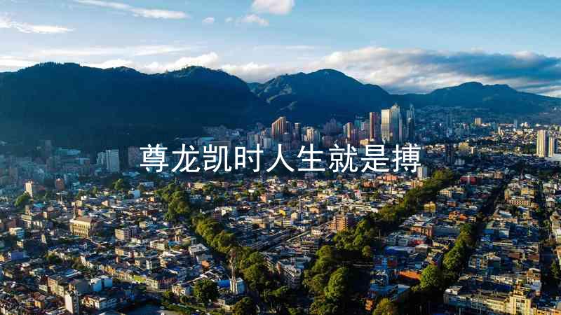 尊龙凯时人生就是搏